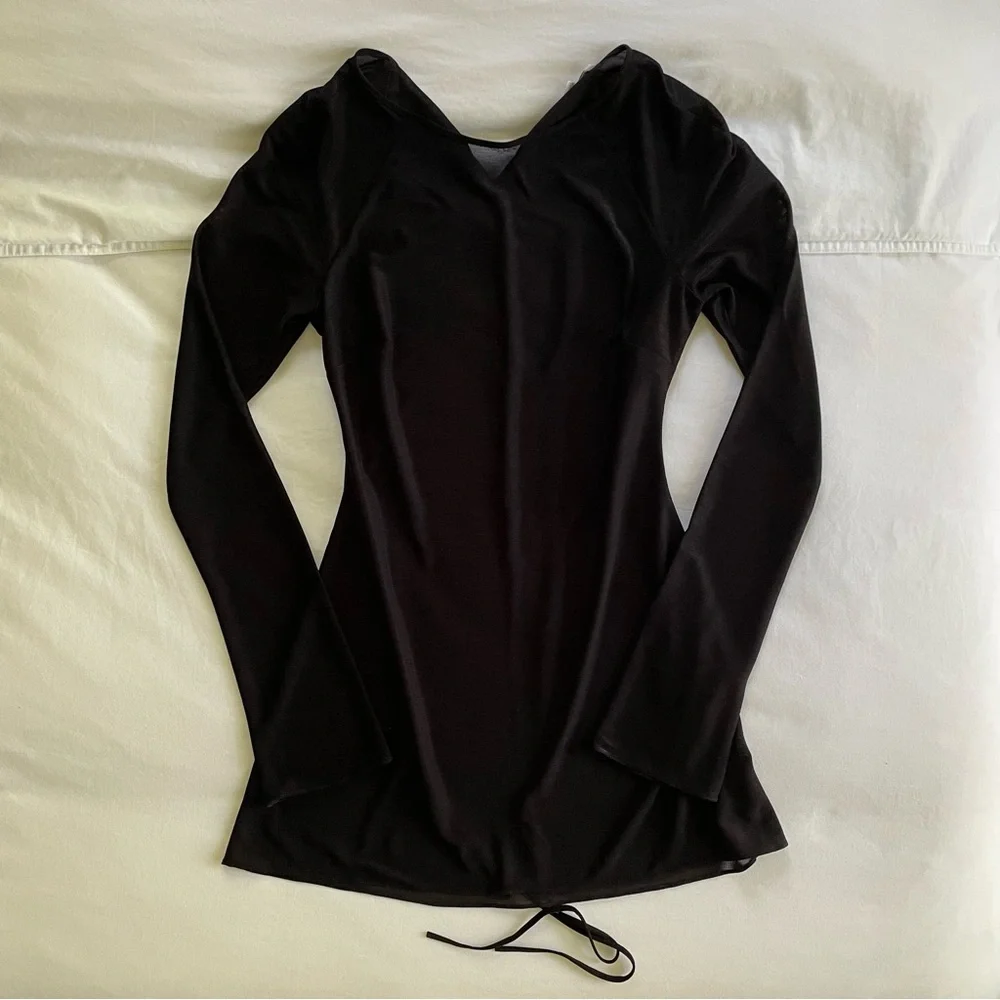 NWOT Mirror Palais Sheer Raglan Dress - Picture 2 of 4